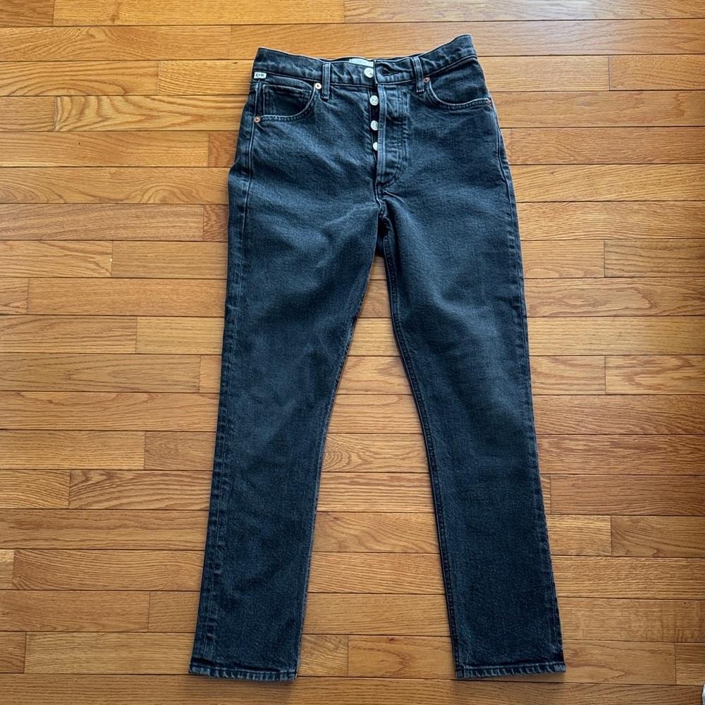 Citizens Of Humanity Black Straight Jeans